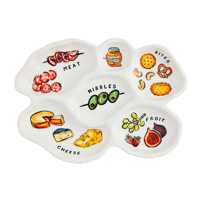 Mud Pie-Sectioned Charcuterie Platter