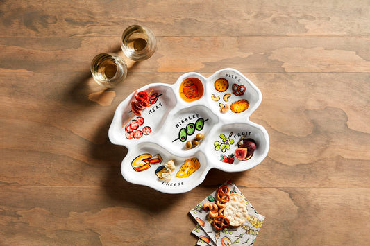 Mud Pie-Sectioned Charcuterie Platter