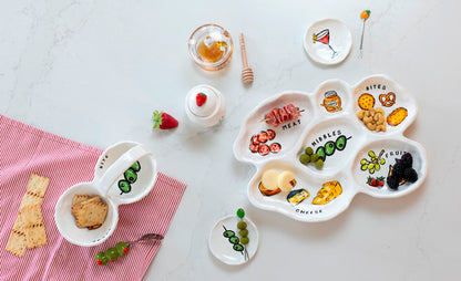 Mud Pie-Sectioned Charcuterie Platter