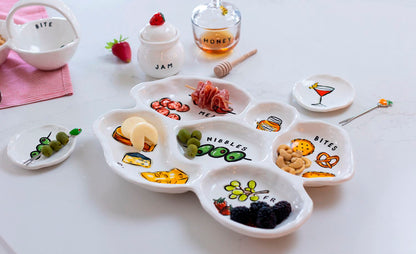 Mud Pie-Sectioned Charcuterie Platter