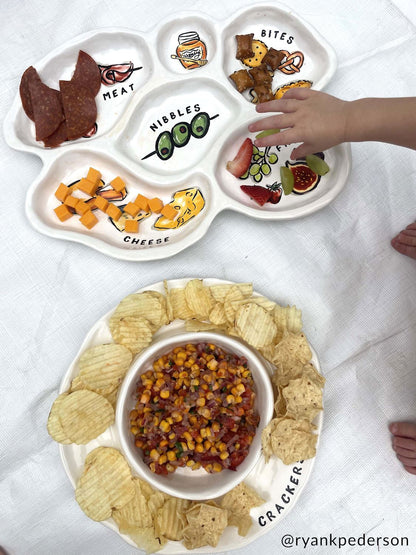 Mud Pie-Sectioned Charcuterie Platter