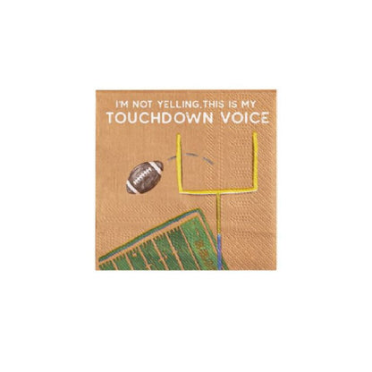 Mud Pie Tailgate Napkins 5-Inch