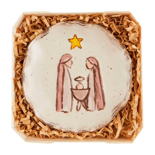 Mud Pie- Holy Family Trinket Dish
