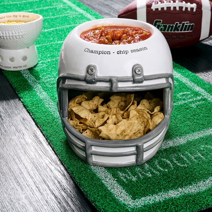 Mud Pie-Football Helmet Chip & Dip