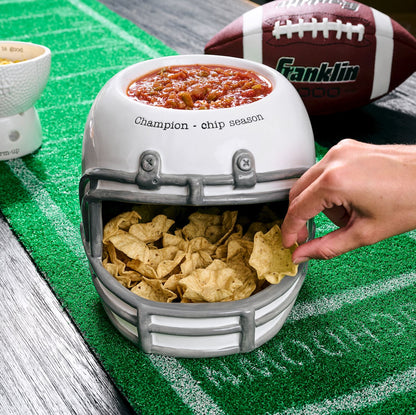 Mud Pie-Football Helmet Chip & Dip