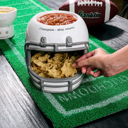 Mud Pie-Football Helmet Chip & Dip