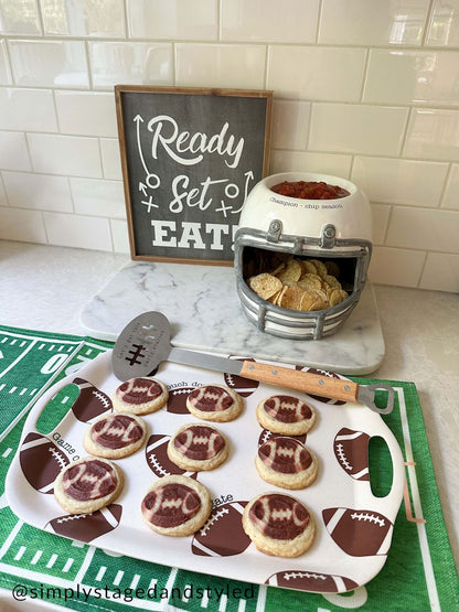 Mud Pie-Football Helmet Chip & Dip