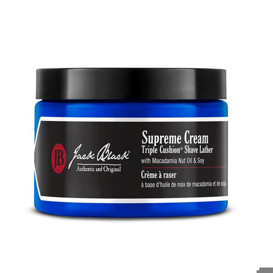 Jack Black-Supreme Cream Triple Cushion Shave Lather, 9.5 oz