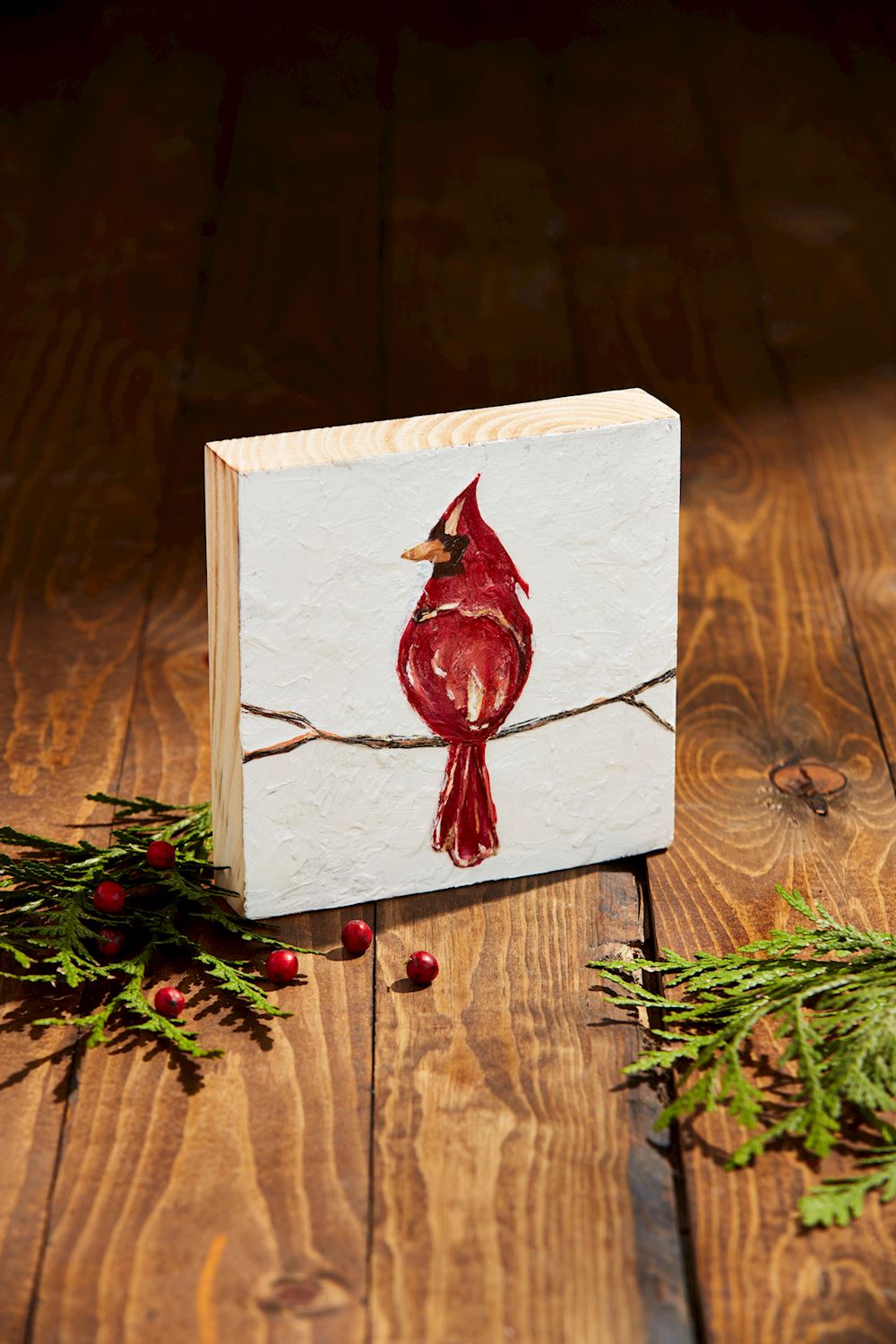 Mud Pie-Cardinal Plaque