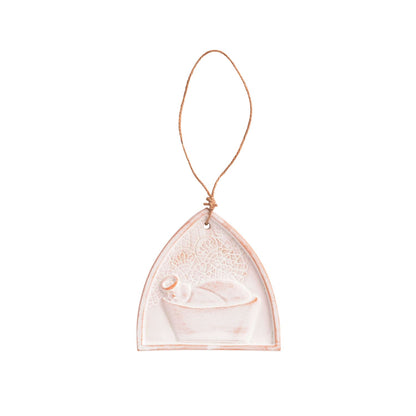 Mud Pie-Baby Jesus Nativity Lace Ornament