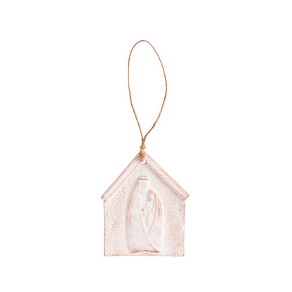 Mud Pie-Family Embrace Nativity Lace Ornament