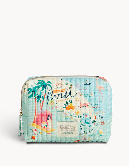 Spartina 449 - Florida Quilted Cosmetic Bag