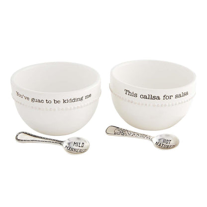 Mud Pie-Salsa & Guac Dip Set