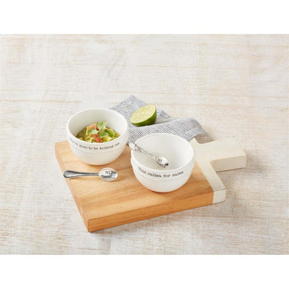 Mud Pie-Salsa & Guac Dip Set