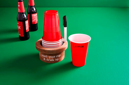 Mud Pie-Disposable Cup & Marker Set
