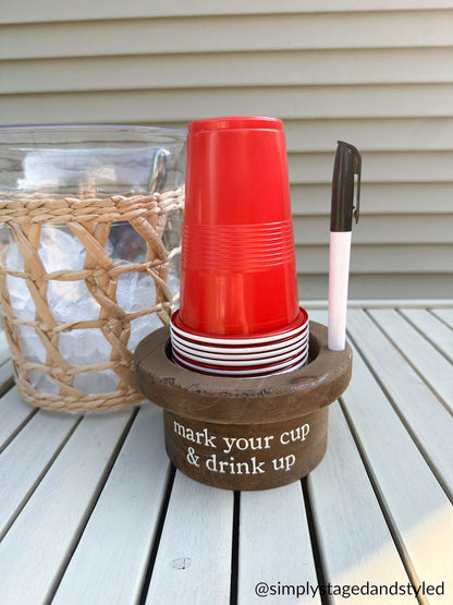 Mud Pie-Disposable Cup & Marker Set