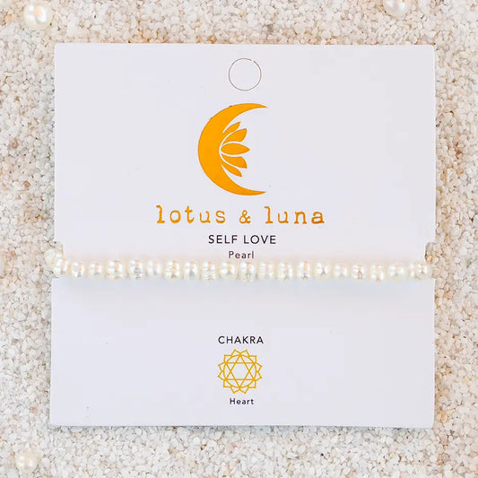 Lotus & Luna - Self Love Pearl 4mm Healing Bracelet