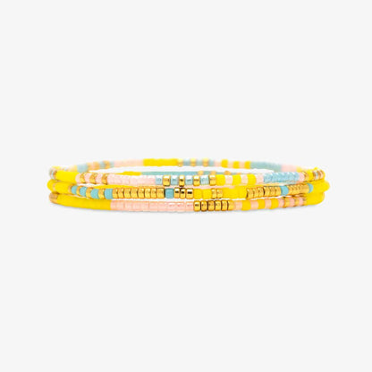 Pure Vida - SUNSET BEACH STRETCH BRACELET SET OF 3