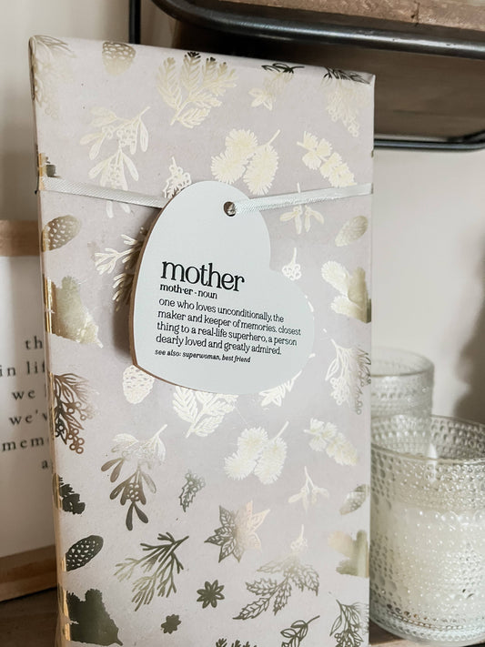 Mother's Day Gift Tag: Mom Definition