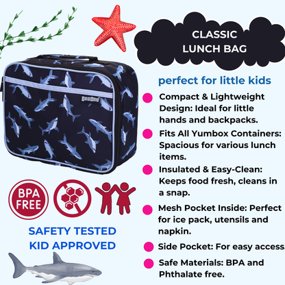 Yumbox Classic Lunch Bag - Pacific Shark