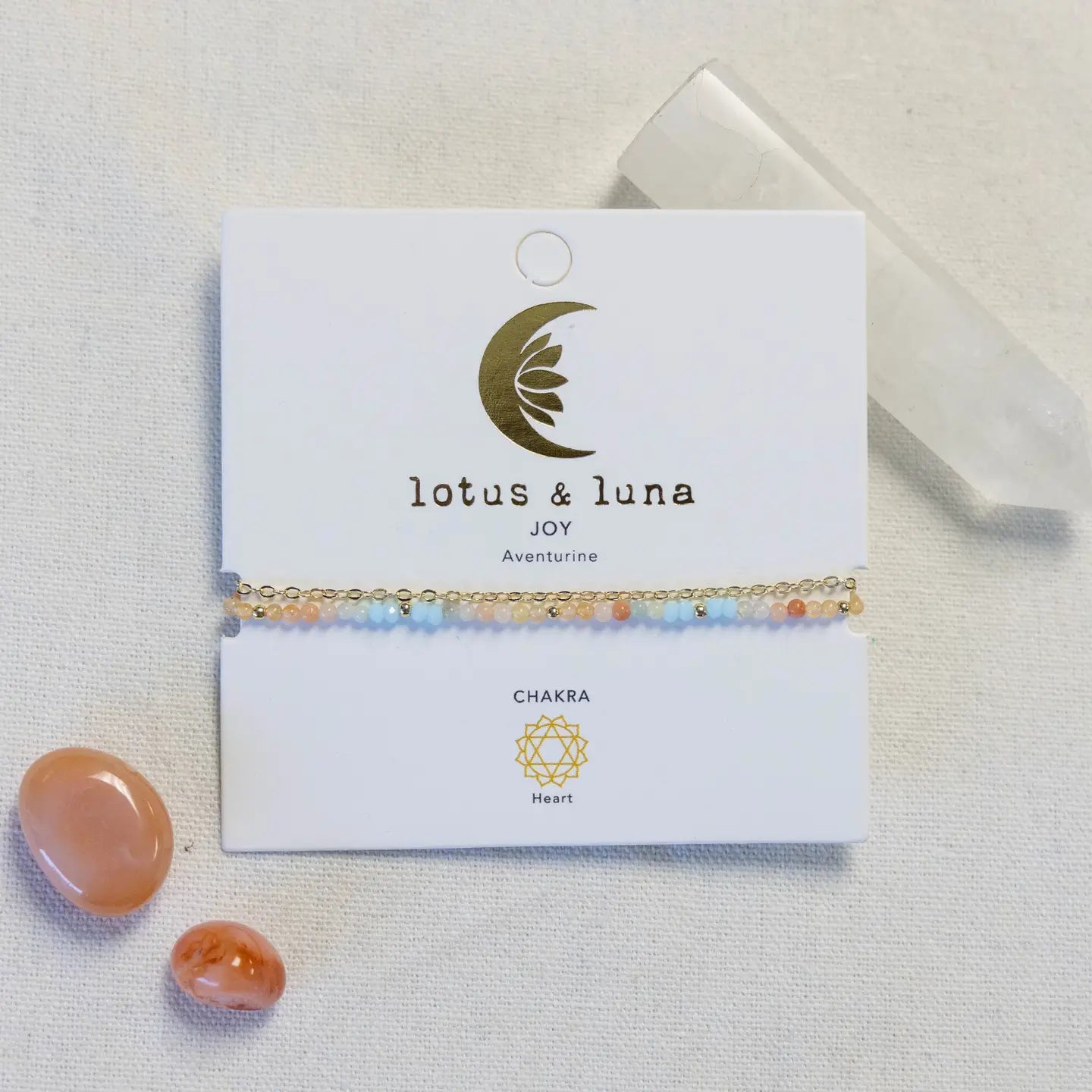 Lotus & Luna - 2mm Layered Healing Bracelet