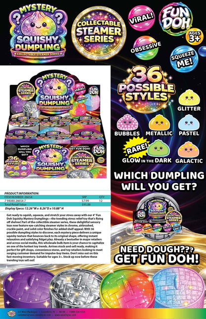 Fun Doh Mystery Dumpling Squishies - Ultra Rare Collection