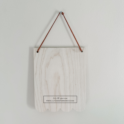 Bear Hanging Wall Art | Nursery Wall Decor