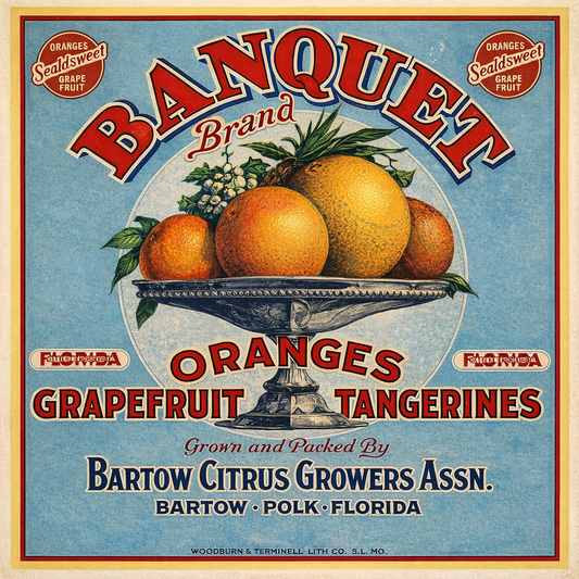 Polk County Citrus Label