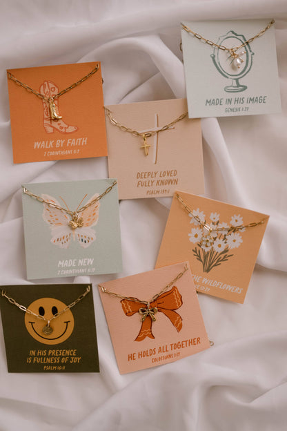 Made In His Image Charm Necklace I Christian Jewelry