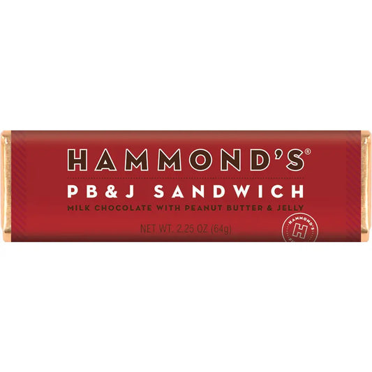 Pb & J Sandwich Milk Chocolate Candy Bar