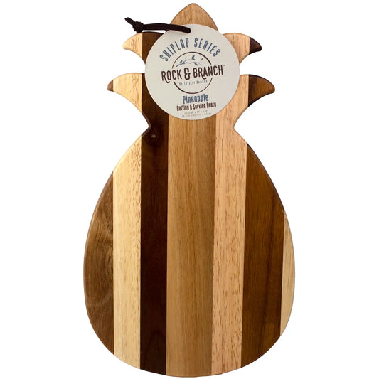Rock & Branch® Shiplap Series Pineapple Serving Board