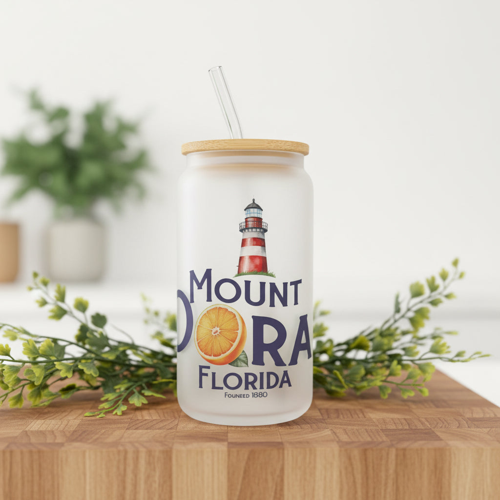 16oz Frosted Can Cup - Small Town Designs