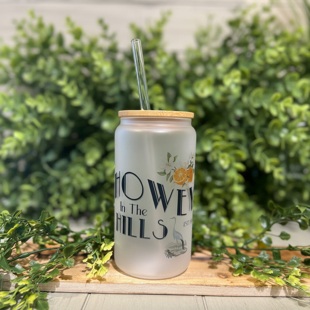 16oz Frosted Can Cup - Small Town Designs