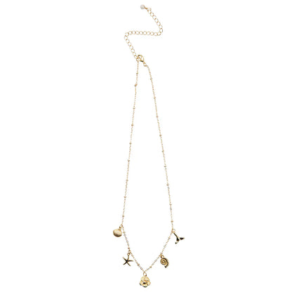 Lotus & Luna - Ocean Treasures Metal Charm Necklace