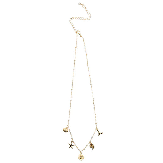 Lotus & Luna - Ocean Treasures Metal Charm Necklace