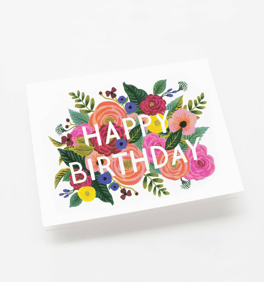 Juliet Rose Birthday Card