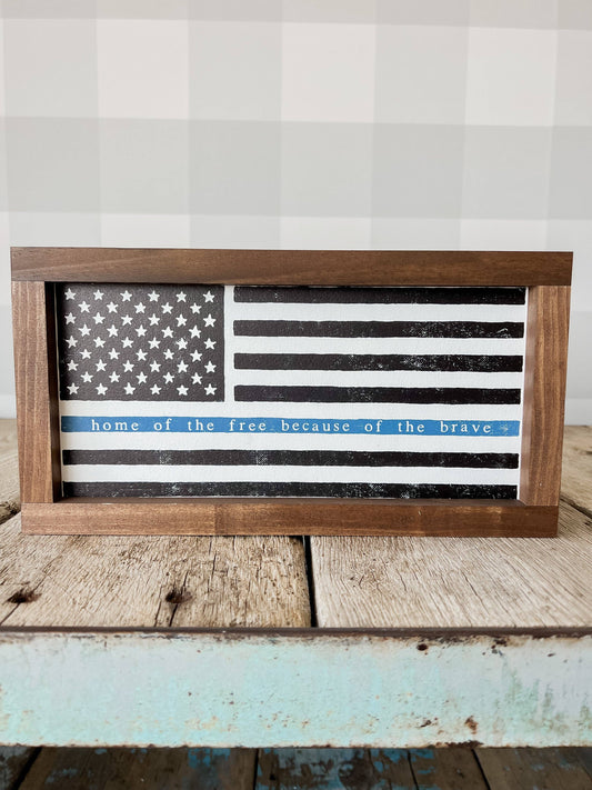 Home of the Free Distressed Flag | Made in the USA