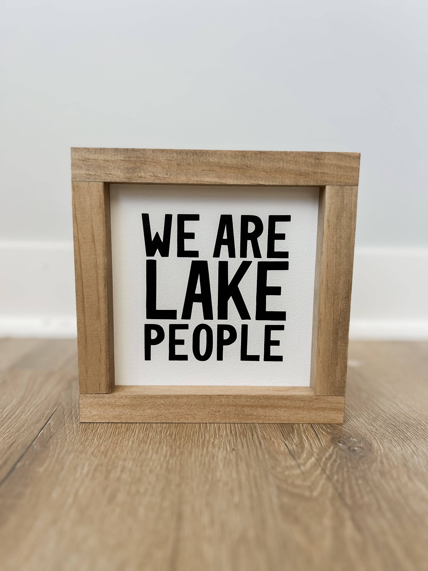 We Are Lake People | Wall Art, Summer Home Decor