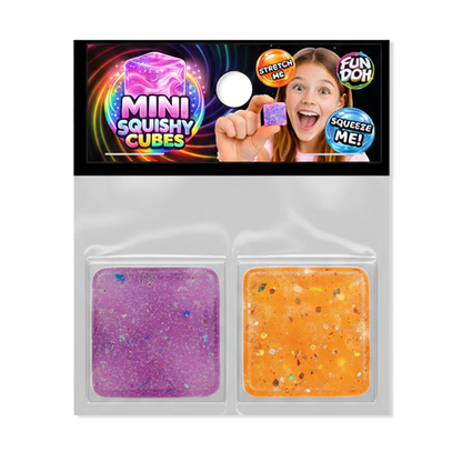 Fun Doh MINI Squishy Cube 2 Pack VIRAL Variety