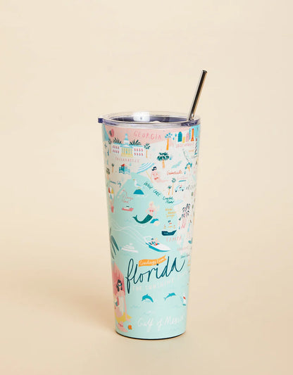 Spartina 449 - Stainless Steel Drink Tumbler 30 oz. Florida