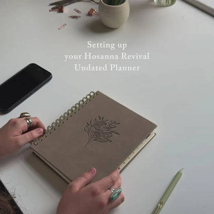 12-Month Undated Planner: Marlo Design, Spiral