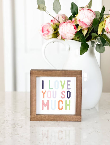 I Love You So Much | Wall Decor, Home Decor, Made in the USA