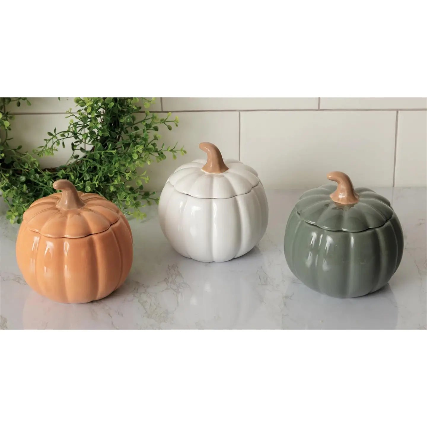 Covered Pumpkin Bowls
