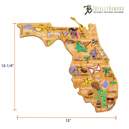 Florida Cutting Board with Artwork by Fish Kiss™