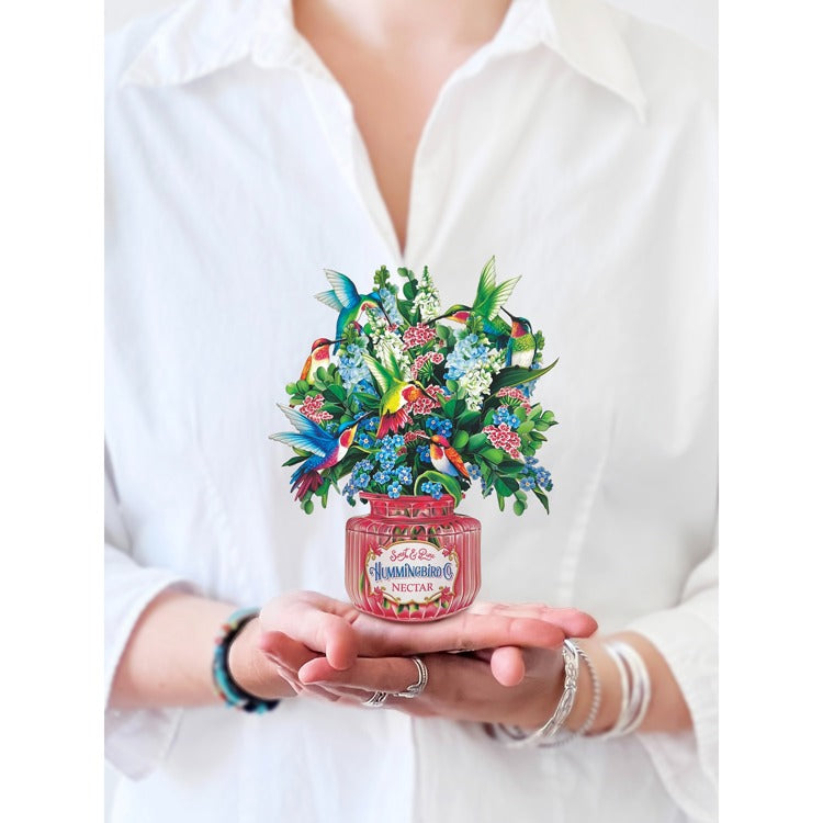 Fresh Cut Paper Mini Bouquet Pop-Up Cards
