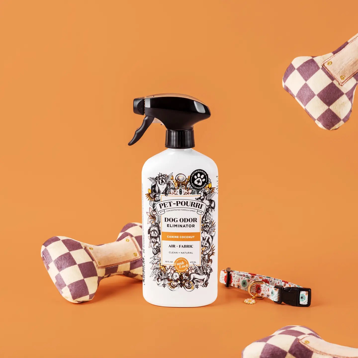 Pet~Pourri Dog Canine Coconut Air + Fabric Odor Refresher