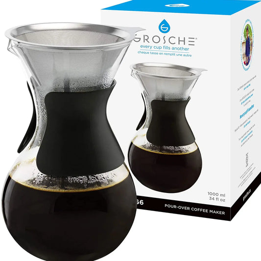 GROSCHE Austin G6 Pour Over Coffee Maker - 1000ml/34 fl. oz