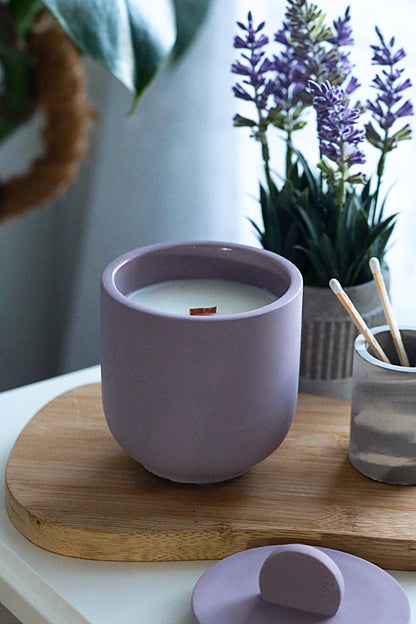 Haze - Concrete Candle Jar - 8.5oz