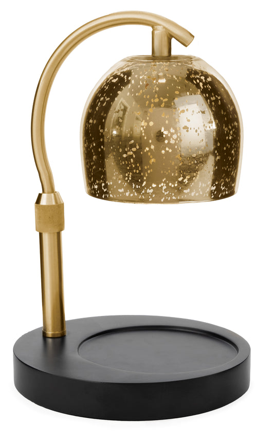 Luna Candle Warmer Lamp Mercury Glass
