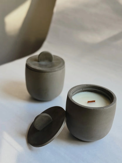 Suble - Concrete Candle Jar - 8.5oz